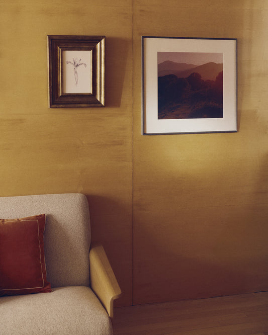 Cuadro Zavira fotografía de paisaje de La Garrotxa 58 x 58 cm