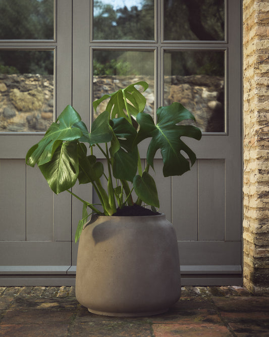 Portatestos Lira d'efecte terracota Ø40 cm