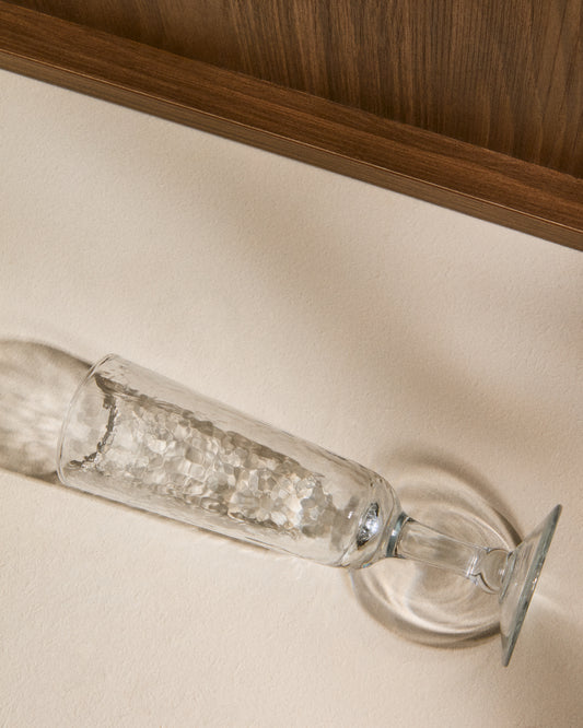 Copa de vino Sileia de vidrio reciclado transparente