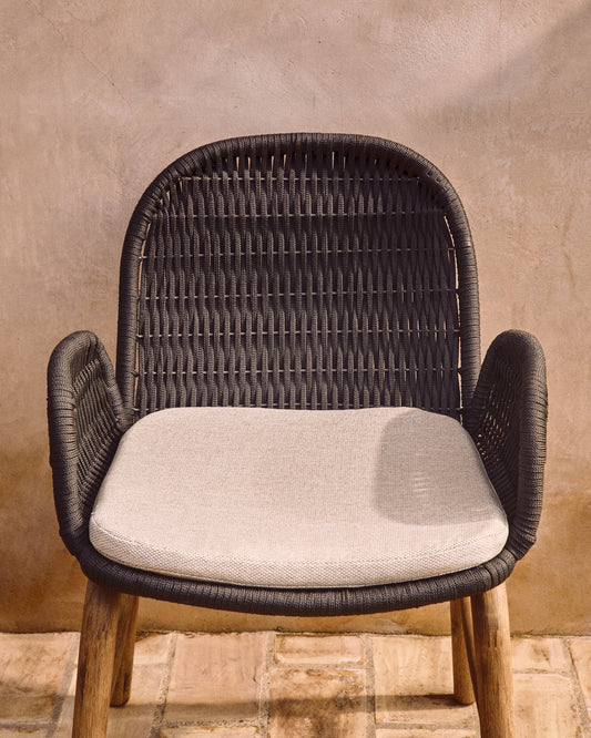 Coussin de chaise Alipa écru 44 x 47 cm