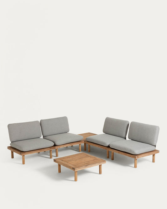 Ensemble Viridis de 4 fauteuils et 2 tables FSC 100%