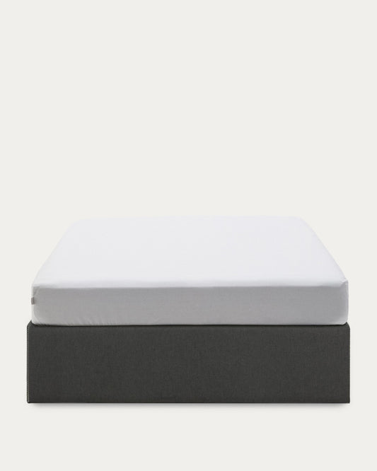 Canapè abatible Matters negre per a matalàs de 160 x 200 cm