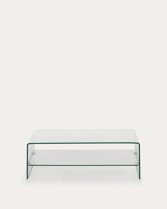 Taula de centre Burano de cristall 110 x 55 cm