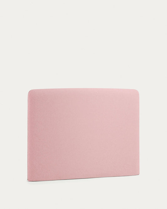 Funda de capçal Dyla rosa per a llit de fins a 90 cm