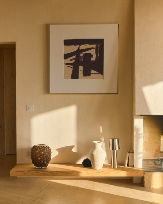 Cuadro abstracto Arilan pintado a mano 100 x 100 cm