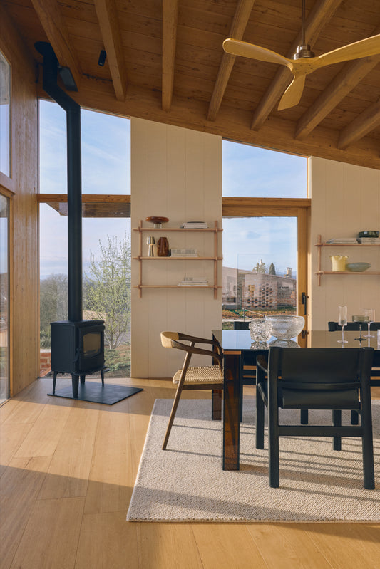 Catifa Lenuo de llana i cotó jacquard cru 160 x 230 cm