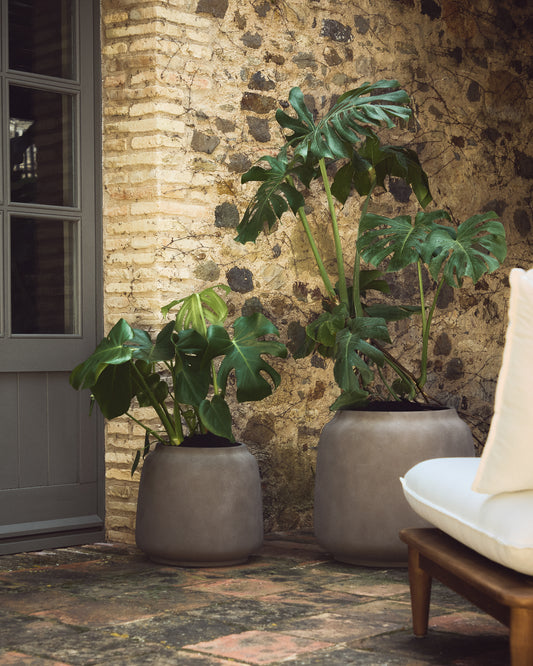 Portatestos Lira d'efecte terracota Ø53 cm