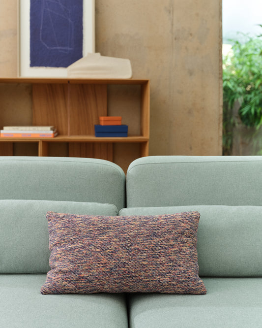 Funda de coixí Teyra de cotó multicolor 30x50 cm