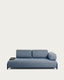 Sofà Compo 3 places blau amb safata petita 232 cm