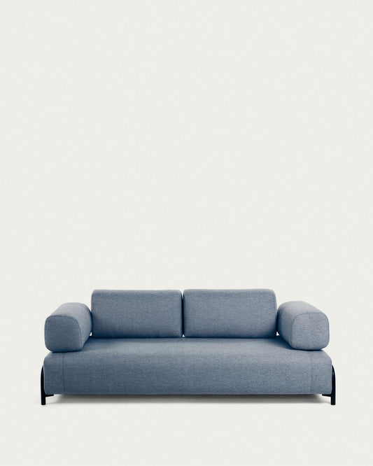 Sofà Compo 3 places blau 232 cm