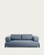 Sofà Compo 3 places blau 232 cm
