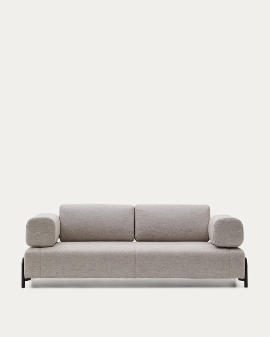 Sofà Compo 3 places  beix grisenc 232 cm