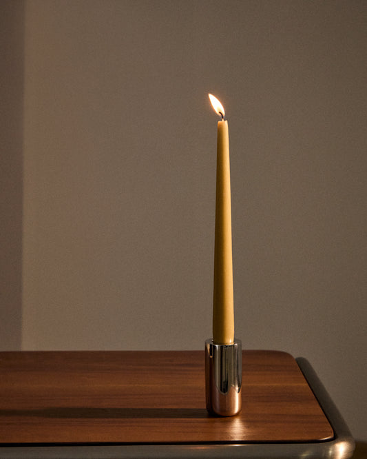 Ensemble Talinen de 4 bougies beiges