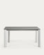 Taula extensible Axis porcellànic acabat Hydra Plom potes gris 160 (220) cm