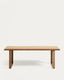 Mesa 100% exterior Canadell de madera maciza de teca reciclada 220 x 100 cm