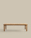 Taula Icaro de fusta massissa de teca  220 x 102 cm FSC 100%