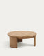 Table basse Xoriguer en bois d’eucalyptus Ø90 cm FSC 100 %