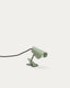 Petite lampe avec pince Jula en métal vert