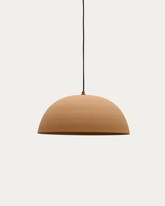Llum de sostre Nibla de metall efecte terracota Ø46 cm