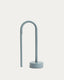 Lampe de table portable Bow en aluminium bleu