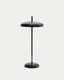 Lámpara de mesa portátil Porte de aluminio negro