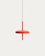 Suspension portable Porte en aluminium rouge Ø 16 cm