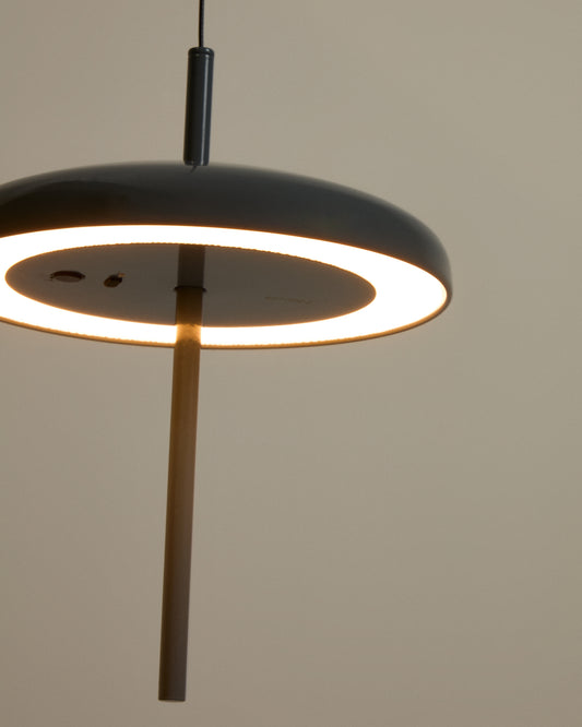 Lámpara de techo portátil Porte de aluminio azul Ø 16 cm