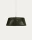 Abat-jour pour plafonnier Aldet en corde plate verte Ø 46 cm