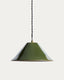 Llum de sostre Ceren de ceràmica verd 29 cm