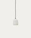 Llum de sostre Ullaro de paper maixé blanc Ø 11,5 cm