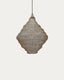 Llum de sostre Sarraco de metall daurat Ø 48,5 cm