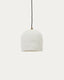Llum de sostre Calvia de paper maixé blanc Ø 25 cm