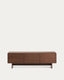 Mueble TV Norlen 3 puertas de chapa de nogal FSC Mix Credit 150 x 46 cm