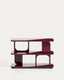 Étagère Aduma MDF laqué grenat avec finition brillante FSC 100 % 100 x 65 cm