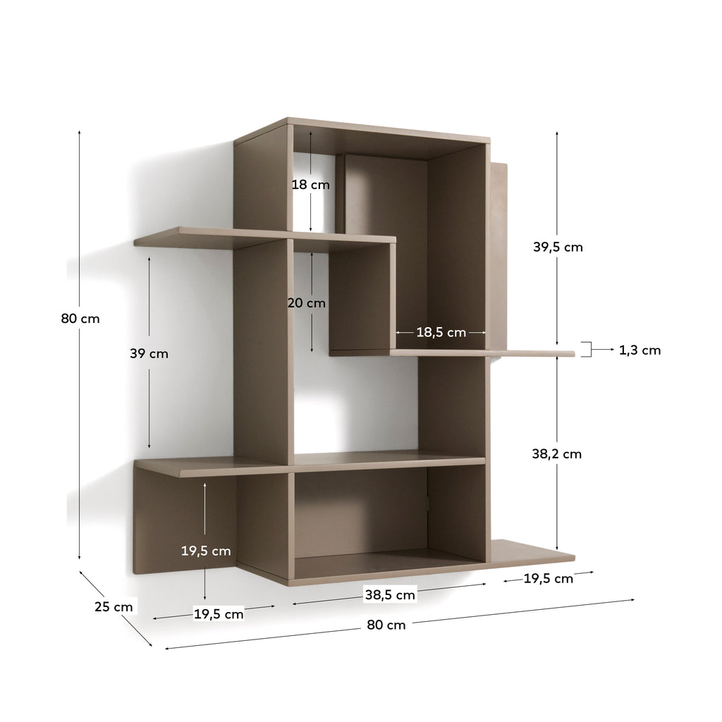 Prestatgeria modular Ina de DM lacat talp 80 x 80 cm FSC 100%