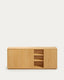 Aparador Abilen 3 puertas de chapa roble 180 x 75 cm FSC 100%