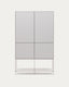 Aparador alt Vedrana 4 portes DM lacat blanc 97,5 x 160 cm