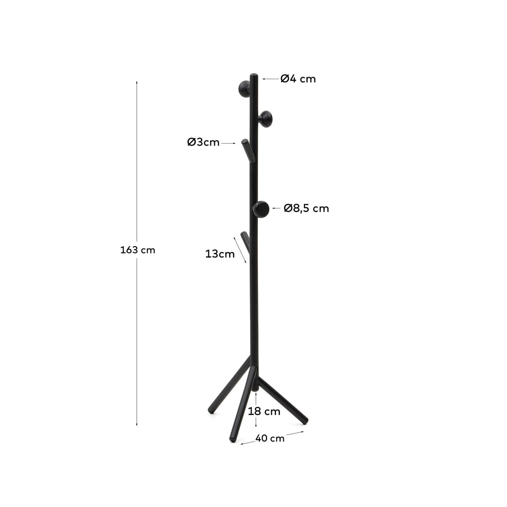Penjador Nadue de fusta massissa de faig amb acabat natural 163 cm