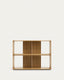 Conjunt Litto de 2 prestatgeries modulars de xapa de roure 101 x 76 cm