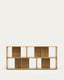 Conjunt Litto de 4 prestatgeries modulars de xapa de roure 168 x 76 cm