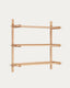Prestatgeria modular Sitra 3 lleixes fusta massissa roure acabat natural 110cm FSC Mix Credit