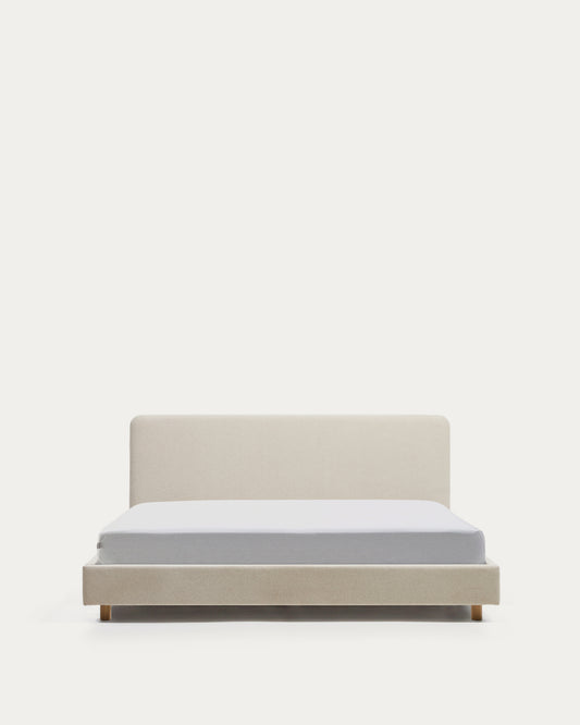 Cama Selven de xenilla beix per a matalàs de 150 x 200 cm