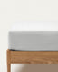 Llençol de sota Teia 100% cotó percal 180 fils blanc 90 x 200 cm