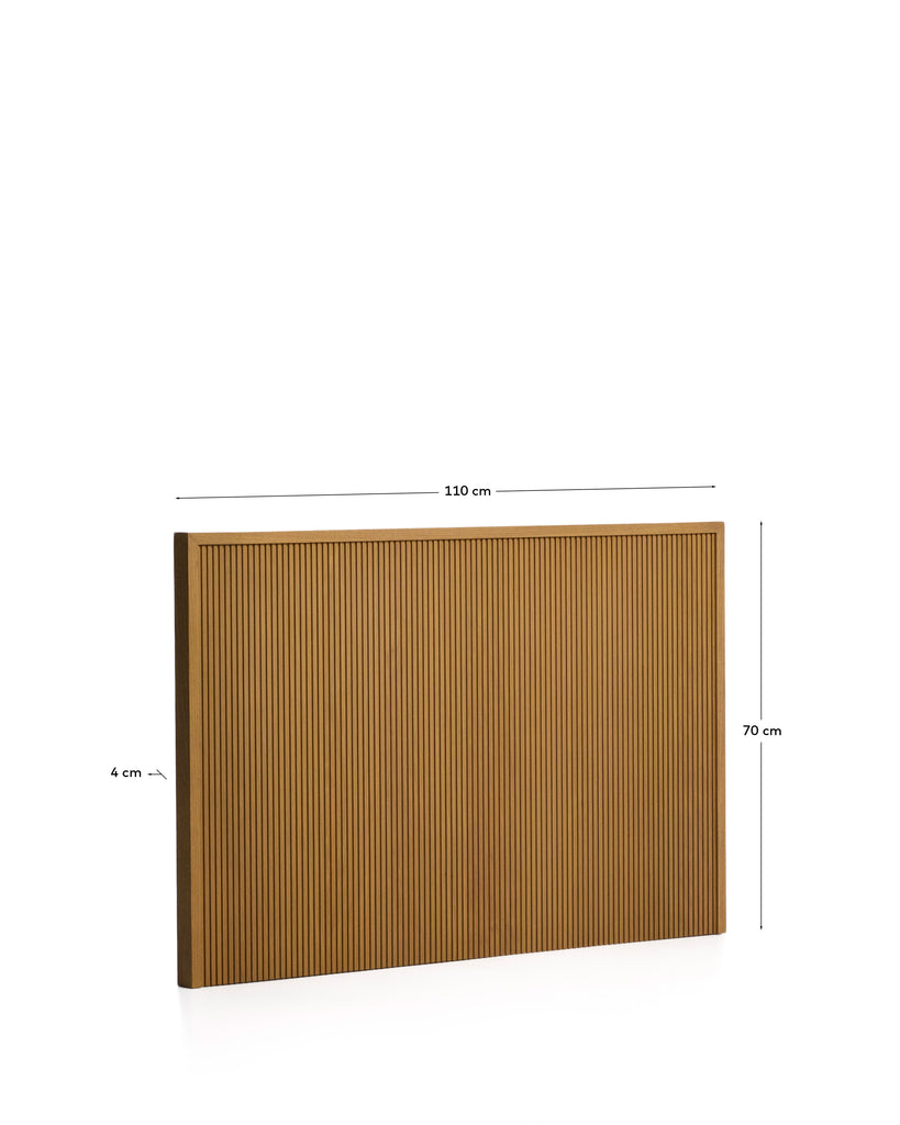 Capçal Helvine de xapa de roure per a llit de fins a 90 cm FSC™ 100%