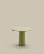 Mesa de centro Albanella de cemento con acabado verde brillante Ø65 cm