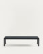Mesa de centro Sorells de aluminio gris 63 x 144,6 cm