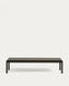 Mesa de centro Sorells de aluminio verde 63 x 144,6 cm
