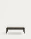 Mesa de centro Sorells de aluminio verde 52,4 x 91 cm