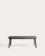 Table extensible d’extérieur Izola en aluminium avec finition graphite 220 (280) x 100 cm