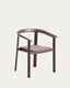 Chaise empilable d’extérieur Erice en aluminium et corde marron